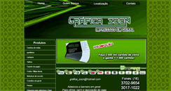 Desktop Screenshot of graficazoon.com.br